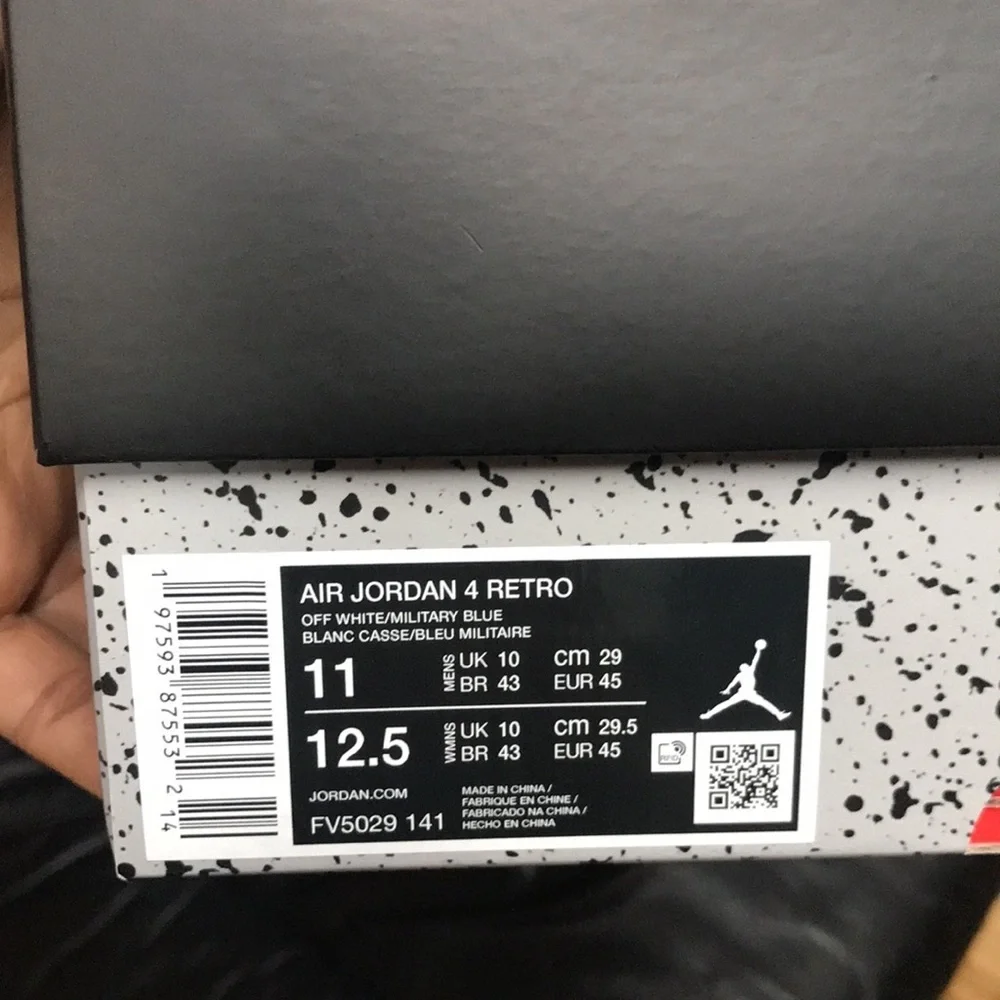 2024 Air Jordan 4 Retro “Military Blue”